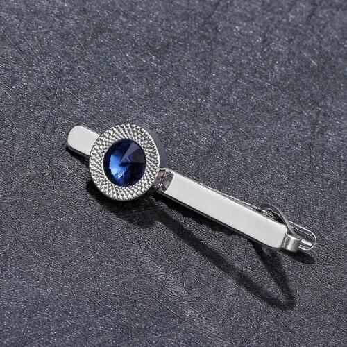 Men Tie Clip And Cufflinks Hot Stylish French Shirt Business All-Match High-Grade Cufflinks And Tie Clip High-Grade For Gifts