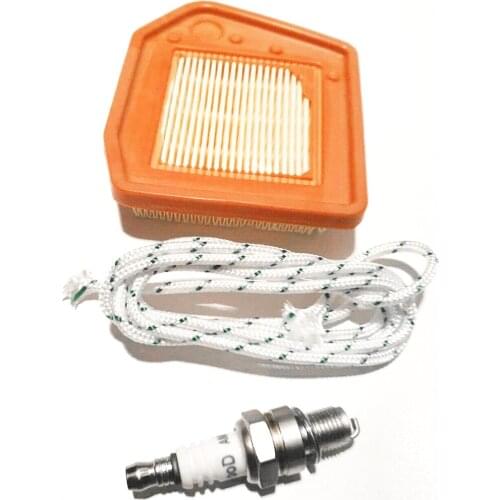 5Pcs Air Filter Spark Plug Kit Fitment: For STIHL FS240 FS310 FS360 FS410 FS460 Strimmers Part Trimmer Mower Accessories