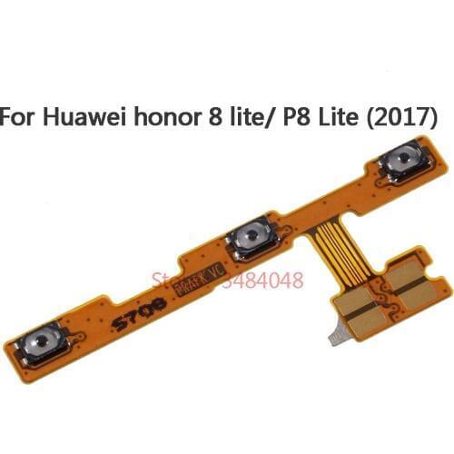 OEM Power On/Off and Volume Buttons Flex Cable for Huawei P8 Lite (2017) / For Honor 8 Lite V8