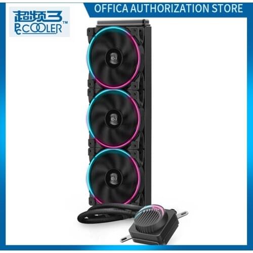 Pccooler GI-AH360C Water-Cooled All-in-One CPU Cooler Ten-Stage Motor Is Very Quiet For AMD AM4 AM3 Intel 2011 2066 115X CPU