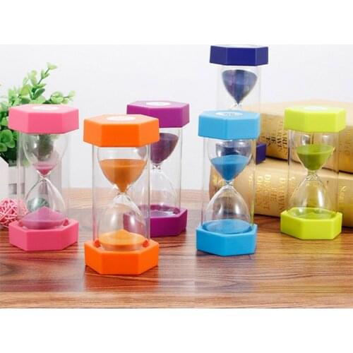 5/10/15/20/30min Sandglass Hourglass Sand Timer Clock Egg Kitchen Timer Supplies Kid Game Gift