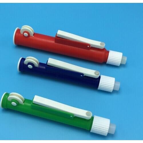 2ml/10ml/25ml Pipette Aid Fast Release Pipette Pump Manual Pipettor Pump Use for Graduated Transfer Pipette