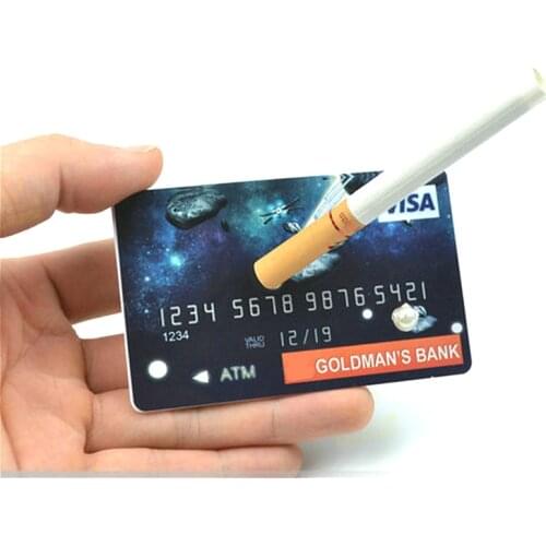 Credit Card Floating Cigarettes Magic Tricks Suspend Credit Card Close Up Stage Props Magician Magic Profesional Illusion Card