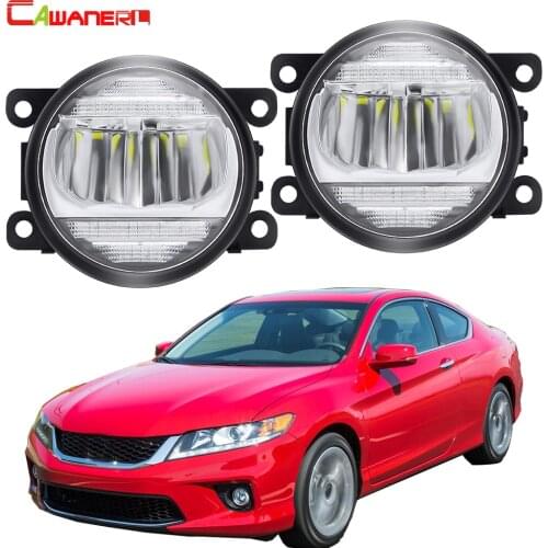 2in1 Fog Light Assembly DRL For Honda Accord 2008-2015 Car Front Bumper LED Fog Light Daytime Running Lamp 30W 8000LM 12V