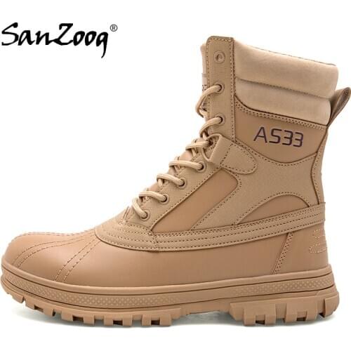 Waterproof Outdoor Mens Tactical Boots Hiking Shoes Botas Tacticas Hombre Bota Militar Military Boot Swat Trekking Mountain