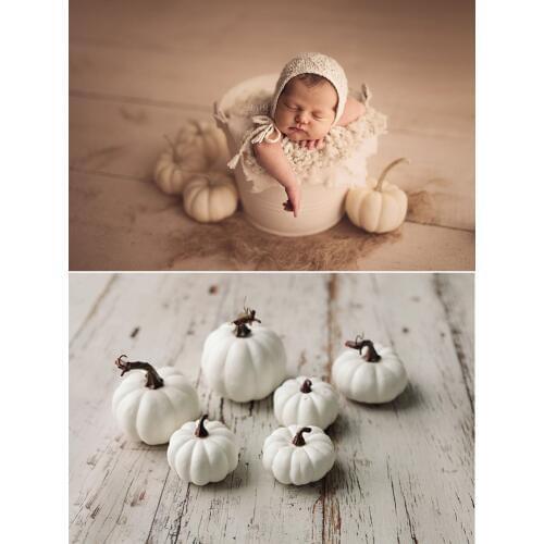 Halloween high imitation of white pumpkin festival decoration decoration children baby baby photo newborn photography props