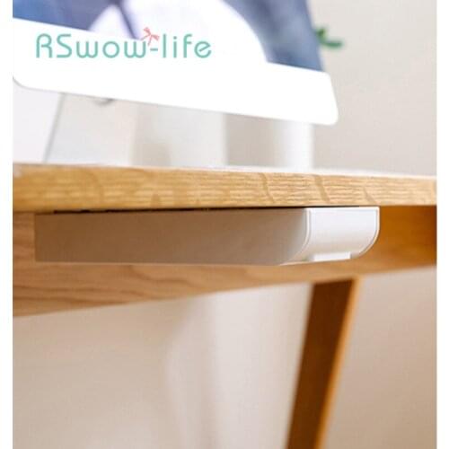 Under The Desk Paste Drawer Pen Holder Storage Hidden Paste Pen Box Office Stationery Sundries Storage Box Drawer Organizer