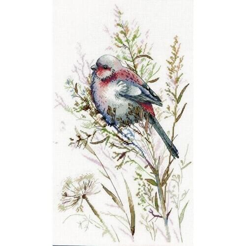 Top Manufacturer Embroidery First Snow Funny Cross Stitch Kit for Beginners with 100% Cotton Floss &Free Shipping for Wall Decor