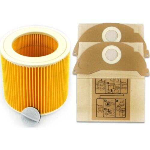 Replacement Filter Dust Bag for Karcher WD2250 A2004 A2054 MV2 MV3 WD3 Vacuum Cleaner Parts Accessories