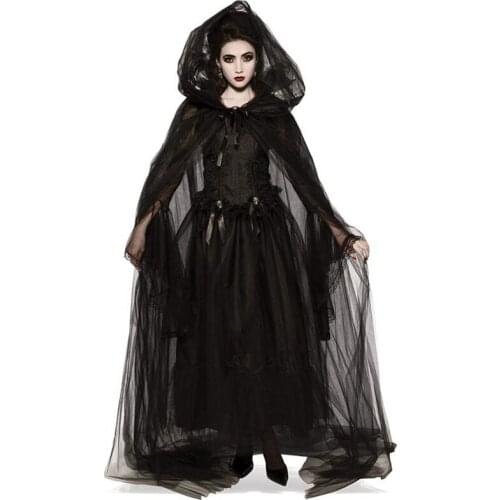 Halloween Costumes for Women Adult Witch Dress Vampire Devil Carnival Party Scary Cosplay Masquerade Horror Clothing