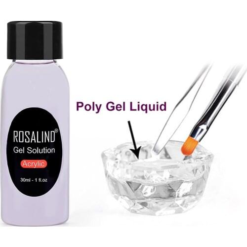 30ml Nail Gel Solution Liquid Slip Solution Quick Builder Nail Gel Nails Permanent Clear Acrylic Liquid Nail Art Extension Gel