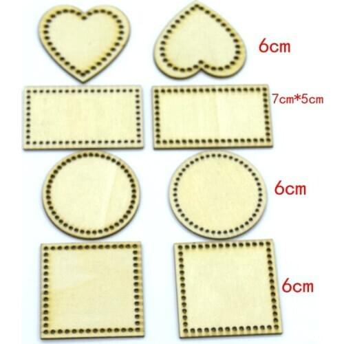 10pcs 6cm High quality plank Wooden Love Heart Wedding Table Scatter Decoration Crafts DIY Drop Shipping 20185152
