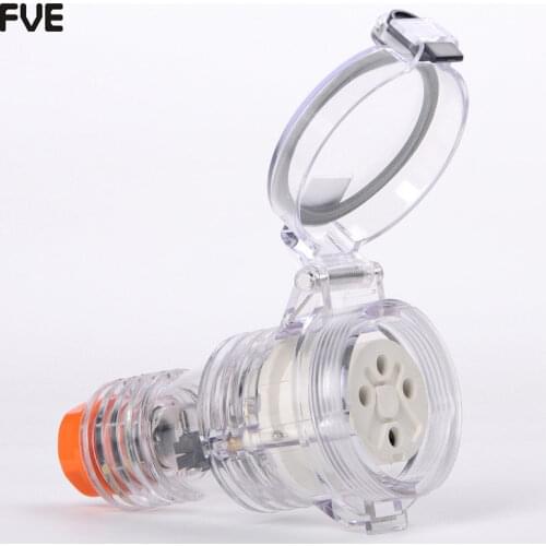 *10A three phase 4 round pin female plug industrial lead connector 56CSC410