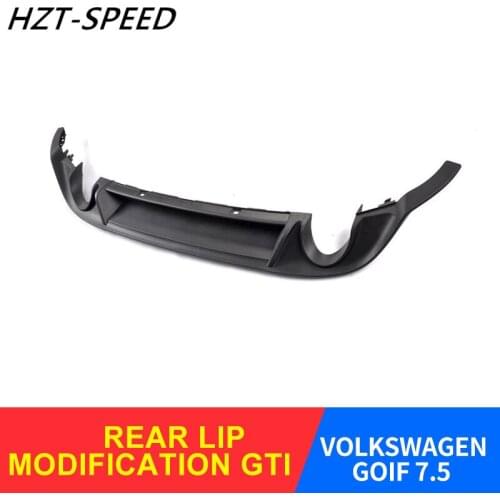 2017 - 2018 PP Car Protector Bumper Rear Lip for VOLKSWAGEN GOLF 7.5GTI Style Car