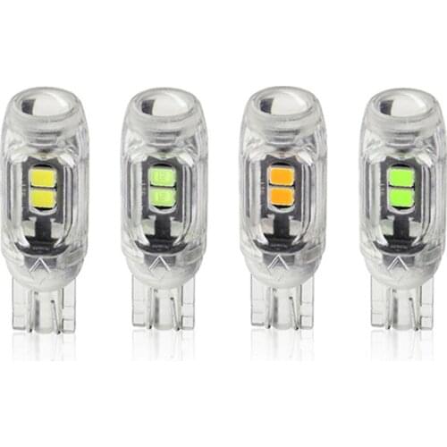 4X T10 LED W5W 194 168 147 Newest Canbus Polarity Free 5smd 3030 Car Interior Light Reading Door License Plate Wedge Lamp 12V