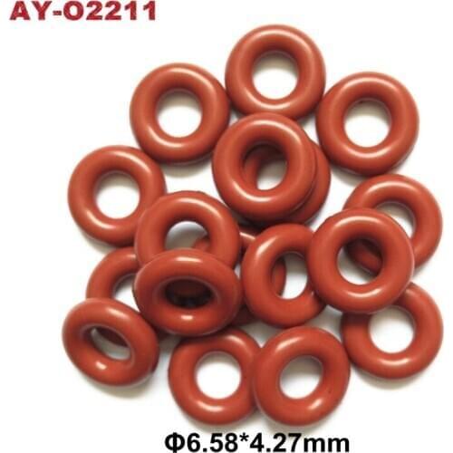 500pcs fuel injector upper oring 6.58*4.27mm for Chevy Corsa, Meriva, Montana for oem 25345146 AY-O2211 FREE SHIPPING