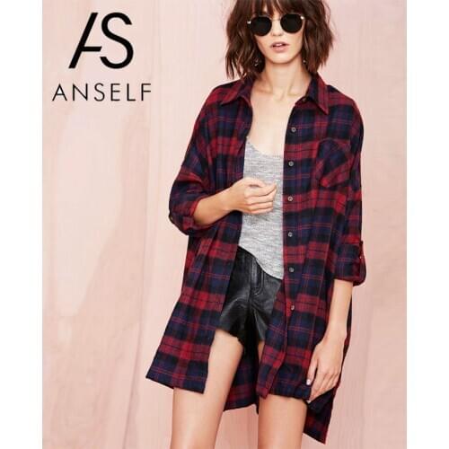 Женские хлопковые рубашки ANSELF China At AliExpress