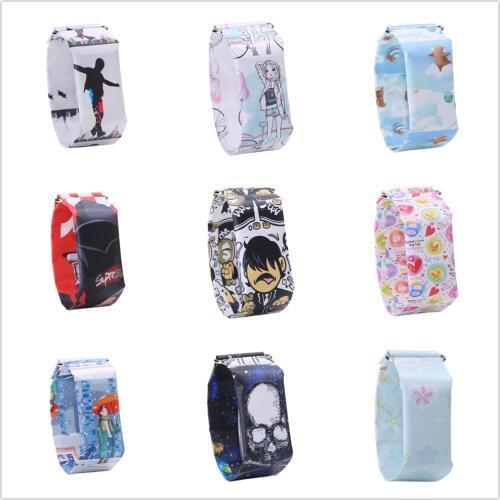 Creative Digital Paper Watch Children Watch Kids Cartoon Sports Digital LED Wristwatch for Boys girls Clock Montre Enfant reloj