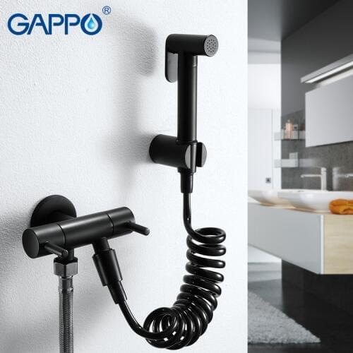 GAPPO Bidets Faucet High Quality Antique Black Toilet Cleaner Set Shower Spray Bidet Sprayer Toilet Faucets Hygienic Shower