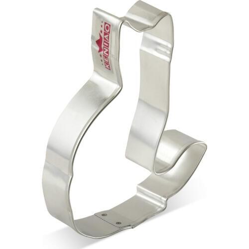 KENIAO Sitting Cat Cookie Cutter For Halloween Biscuit / Fondant / Pastry / Sandwiches Cutter - 8 x 10.7 cm - Stainless Steel