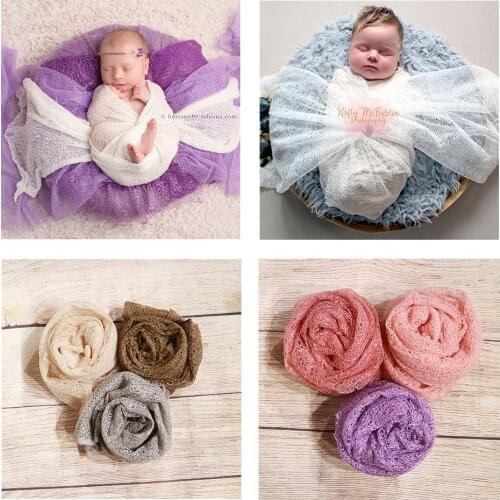 Don&Judy 3pcs Wrap Sets For Newborn Photography Props Baby Photo Shoot Accessories Boy Girl Swaddling Prop Photograph Studio
