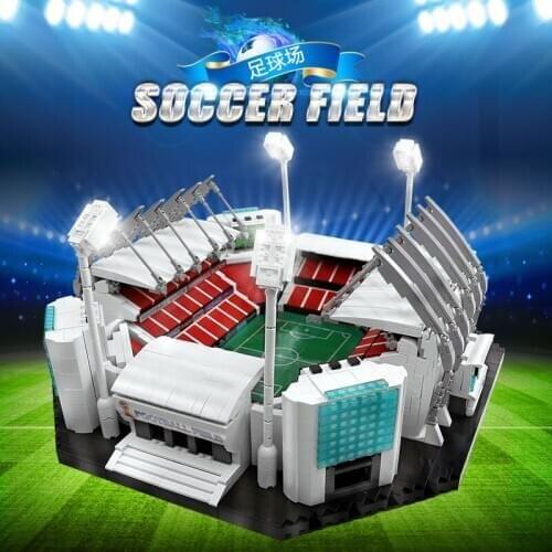 MOC 90008 Architecture Building Blocks Bricks Compatible With 10202 Old Trafford - Manchester United Soccer Field Christmas Gift
