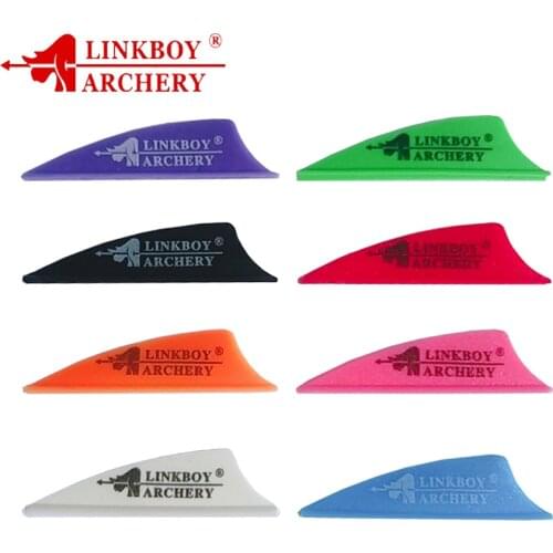 Linkboy Archery Arrow vanes 1.75" Archery recurve Bow Arrow Accessories Hunting Shooting 12pcs/a lot
