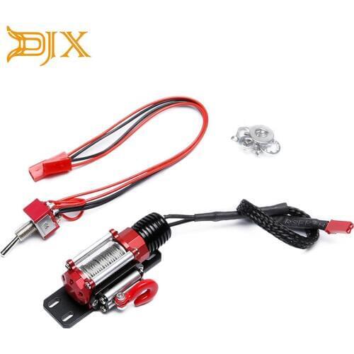 Metal Winch Traction for 1/10 RC Rock Crawler Traxxas HSP Redcat HPI TAMIYA CC01 Axial SCX10 RC4WD D90 RC Car 1:10 Accessories