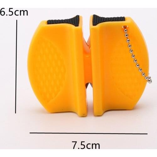 Mini Ceramic Rod Knife Sharpener Two-stage Tungsten Portable Butterfly Type Whetstone Sharpener Sharpening Knives Stone hot tool