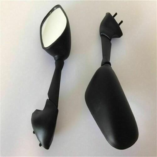 Motorcycle Rear View Mirrors Black Carbon Rearview Side Mirror for Yamaha YZF R6 2006-2007 YZF R1 2007-2008