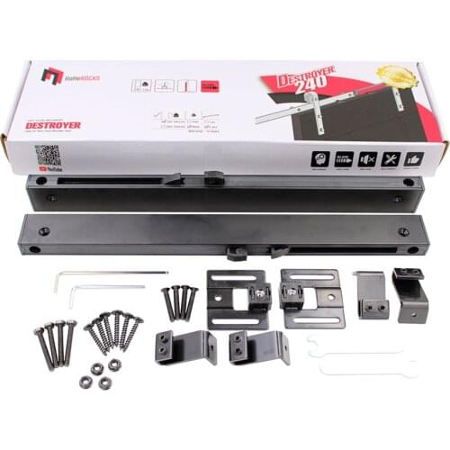 1set 120-240Lbs Barn Door Soft Close Mechanism Spring Buffer Slide Damper Hardware Stopper Furniture Remission Accessory