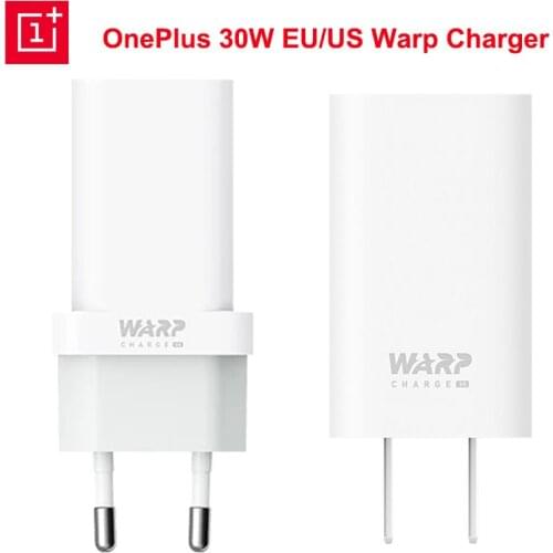 Original OnePlus Warp Charge 30W Power Adapter Warp 30W EU Charger EU US Charger Cable Quick Charge 30W For OnePlus 8 7 7T 8 Pro