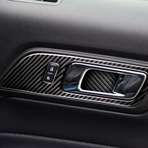 It Is Suitable For Mustang The Carbon Fiber Interior accessories Door Panel Suit