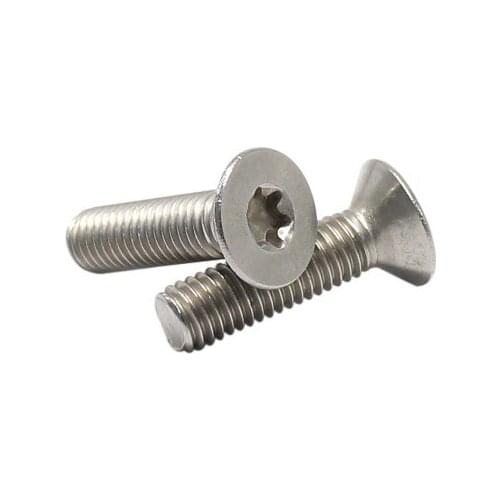 M3 Six-Lobe Screw Torx Countersunk head Screws Bolts Flat head Bolts 4-30mm Lenght