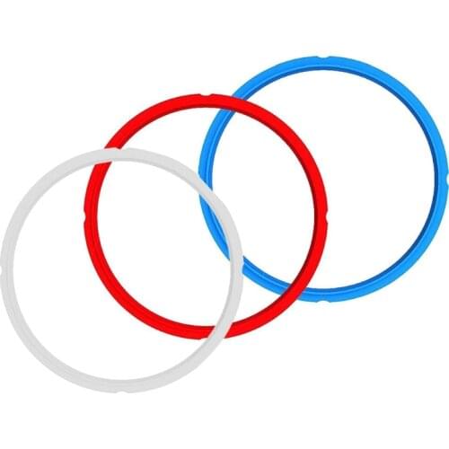Replacement Sealing Rings for Pressure Cooker Replacement Silicone Sealing Gasket Kit 8Qt 3Qt Best Airtight Leak-proof L69D