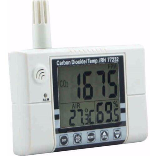 Wallmount Indoor Air Quality Monitor CO2 Tester Temp. Test AZ-77232
