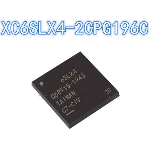 1PCS Original XC6SLX4-2CPG196C BGA-196 XC6SLX4 BGA196 Embedded-FPGA Field Programmable Gate Array