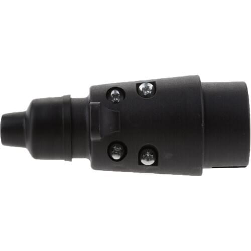 7-Pin Trailer Caravan Plug 7 Way Towing Car Wiring Connector Adapter 12V