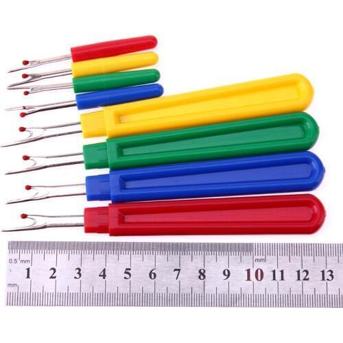 8Pcs Sewing Accessories Thread Cutter Seam Ripper Stitch Unpicker Sewing Tool Plastic Handle Craft Thread Cutter Needle Arts
