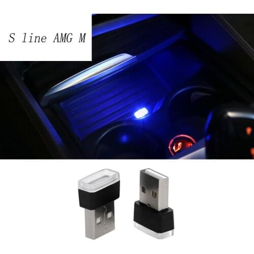 Car Styling Cup Holder storage box light USB Decorative For BMW F10 E90 F20 F30 E60 GT F07 X3 f25 X4 f26 X5 X6 E70 Accessories
