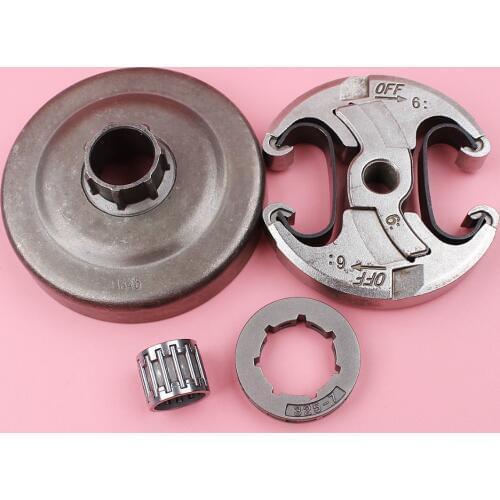 Clutch Drum .325" 7T Sprocket Rim Clutch Assembly For Husqvarna 340 345 350 346XP 445 450 Chainsaw Parts