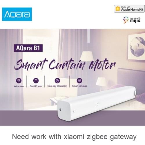 Aqara B1 motor Remote Control Wireless Smart Motorized Electric Curtain Motor WiFi App Voice Control Smart Home For MiHome APP