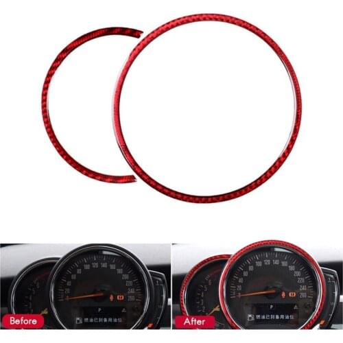 For Mini Cooper F55 F56 Instrument Decoration Frame Speedometer Frame Modification Carbon Fiber
