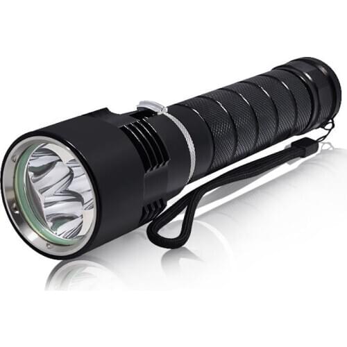 DV-08 Professional Diving 3 x Cree L2 LED 4000 Lumen 200m Diving Flashlight 26650 Torch Light