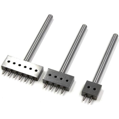 1pcs Leather Hole Puncher Leather Spacing Hole Drilling Tool Craft Stitching Punch Tool Round Hole Cutter Leathercraft Tool