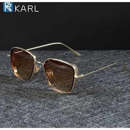 2020 New Fashion Women Sunglasses Ladies Gradient Glasses Luxury Brand Vintage Sun Glasses Metal Square Frame Sunglass for Women