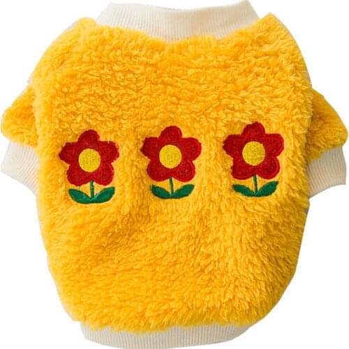 Dog Flower Print Pet Clothing For Small Dogs Chihuahua Yorkies Puppy Spring Autumn Costume Suit For Frence Bulldog Ropa Perro