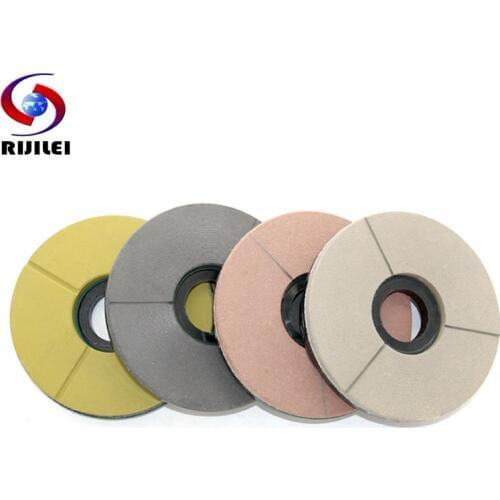 RIJILEI 8inch Diamond Resin Bond Grinding Abrasive Disc For Granite Slab 200mm Diamond Resin Grinding Discs for Marble Polishing