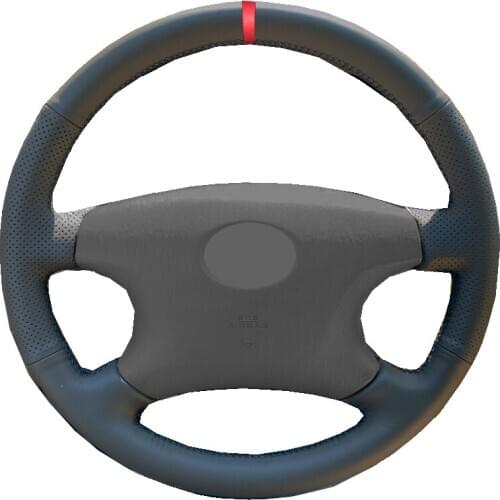 Hand Sewing Braid Car Steering Wheel Wrap Funda Volante For Toyota Avalon 2002 - 2004 Camry 2002 - 2004 Highlander 2001 - 2003