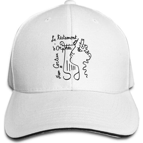 Cocteau Le Testaments D Orphée Acrylic Block Golf summer hat R244 Funny Graphic Mens Womens cap